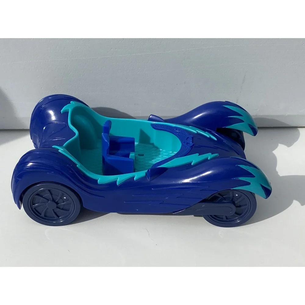 PJ Masks Cat-Car Toy, Hero Vehicle with 2 CatBoy Action Figures, Loose, EUC